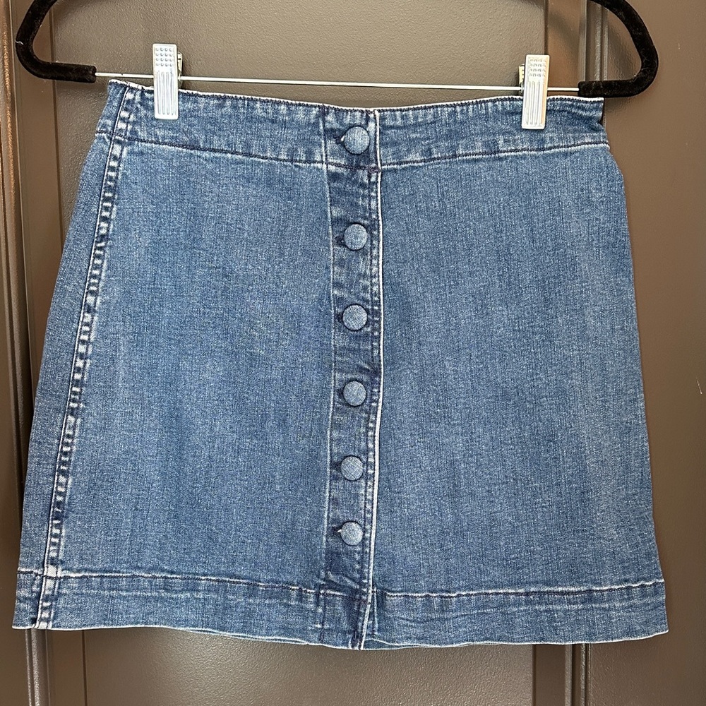 Madewell‎ Blue Denim Mini Skirt size 4